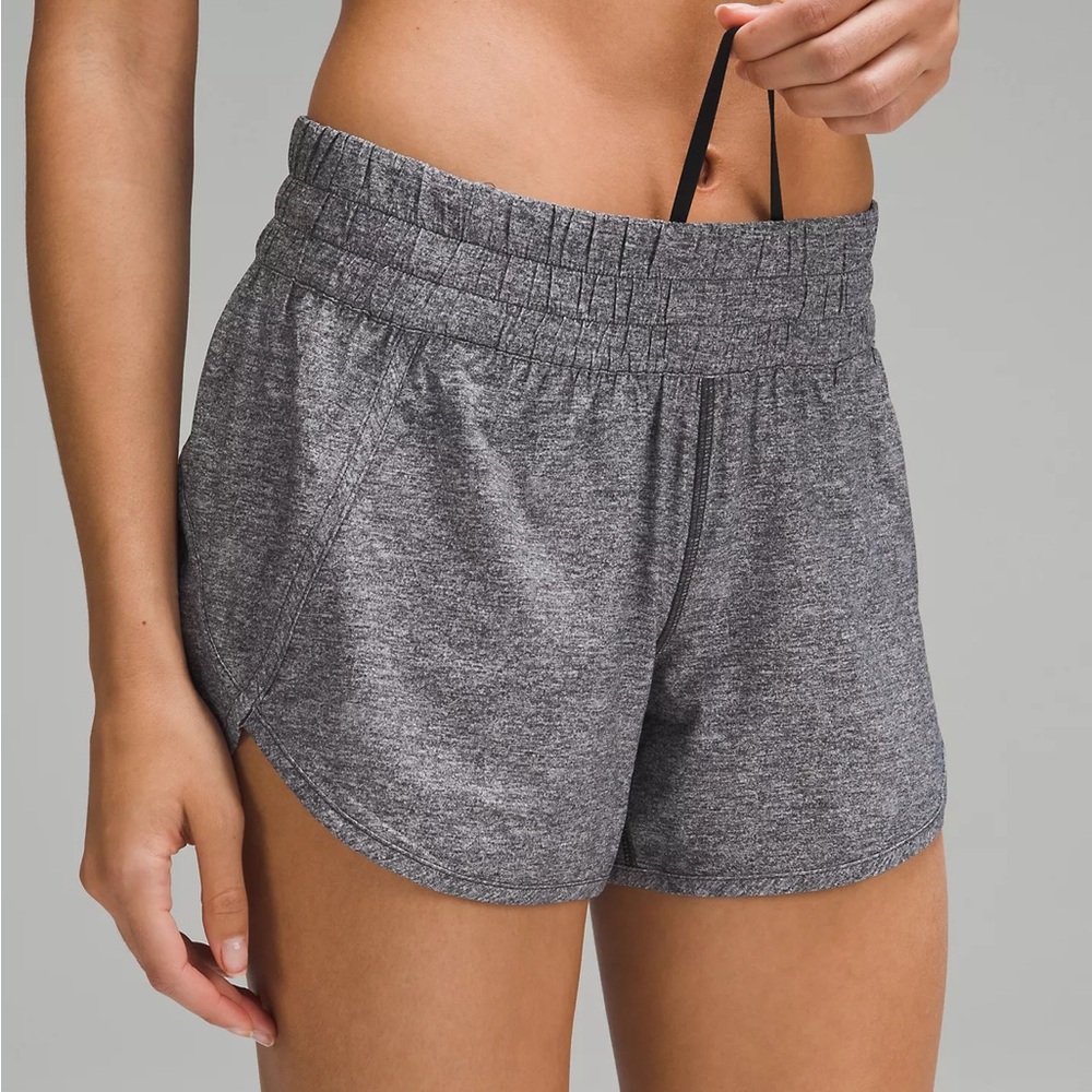 Lululemon grey Tracker Low-Rise Lined Short 4"